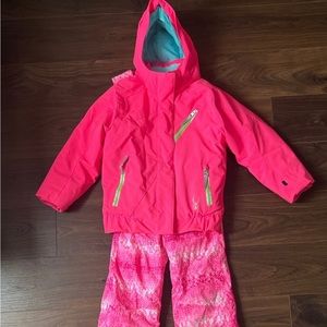 Spyder Snow Suit Jacket and Bib Pants Sz 6